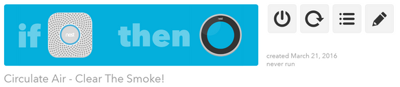 Clear a room with IFTTT + NEST